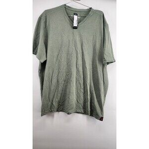 Alesbury Light Green XXL Abram Textured Pigment Rub V Neck Shirt NWT